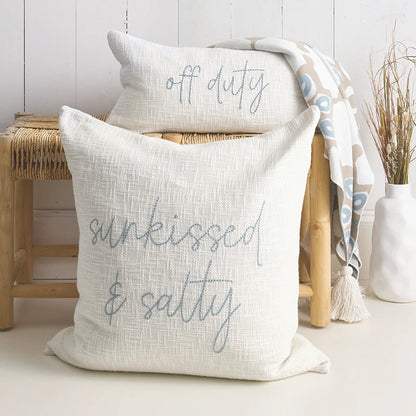 Face to Face Euro Pillow - Sunkissed &amp; Salty