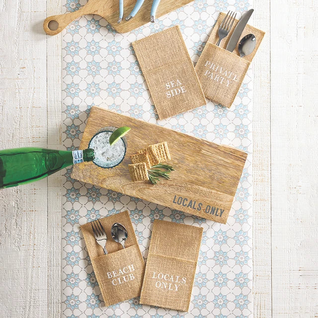 Face to Face Paper Table Runner - Blue Tile