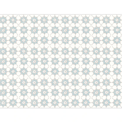 Face to Face Paper Table Runner - Blue Tile