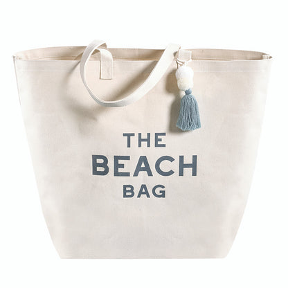 Large Canvas Tote - The Beach Bag