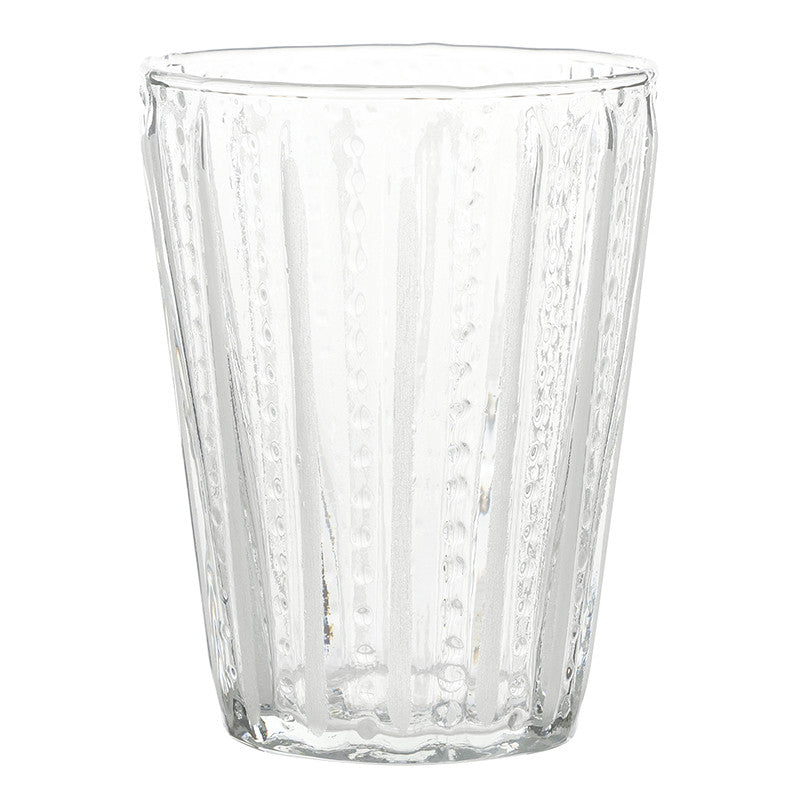 Everyday Glass - White Stripe