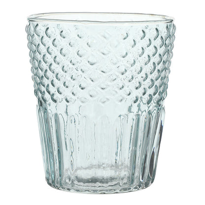 Embossed Glass - Sky Blue