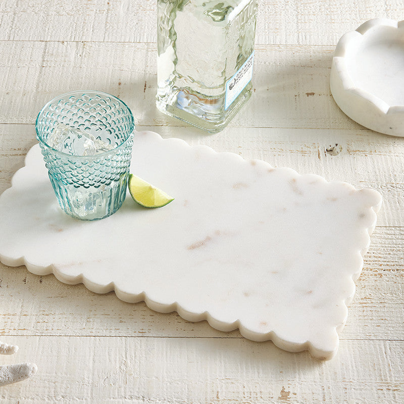 Embossed Glass - Sky Blue