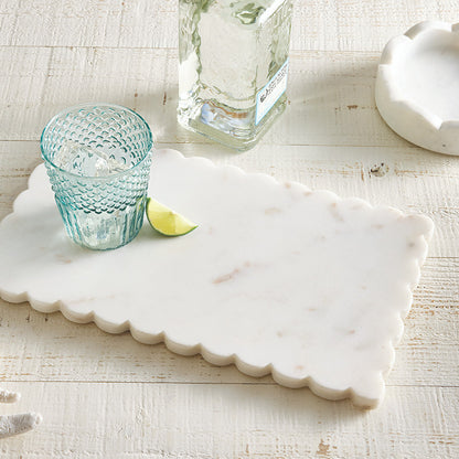 Embossed Glass - Sky Blue