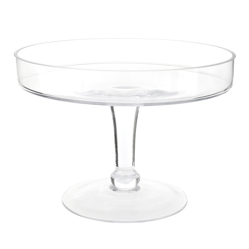 Glass Dessert Trays + Cloche - Gold Knob