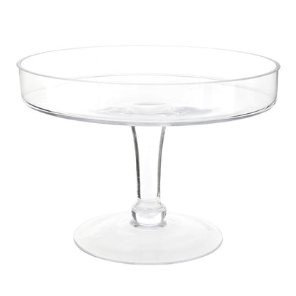 Glass Dessert Trays + Cloche - Gold Knob