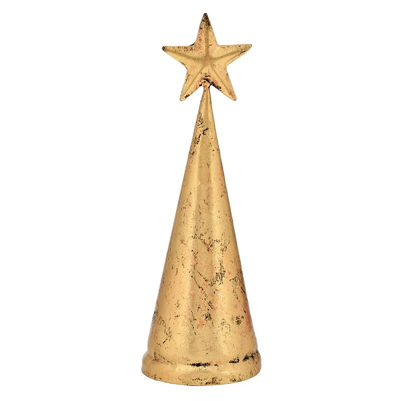 Gold Cone Tree Bell - 10"