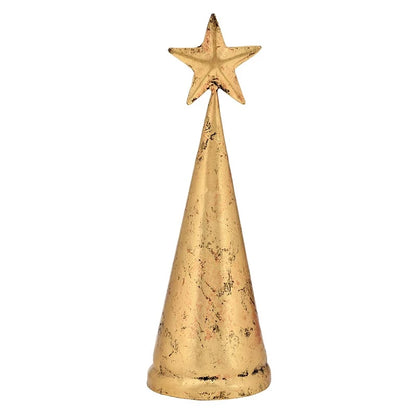Gold Cone Tree Bell - 10"