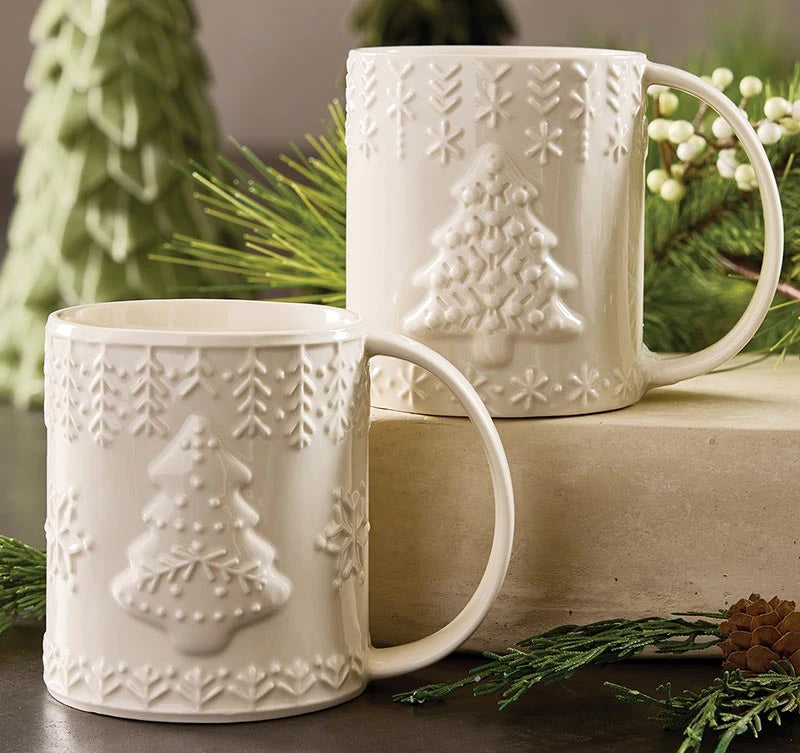 Embossed Mug - Tree