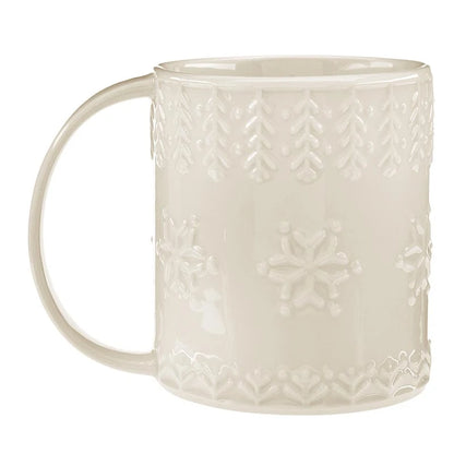 Embossed Mug - Tree Snowflake