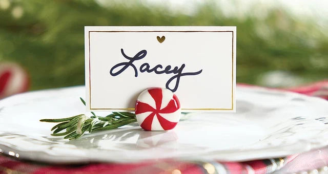 Peppermint Place Card Holder