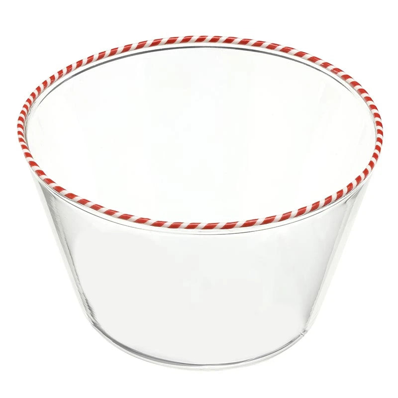 Peppermint Twist Bowl - Red