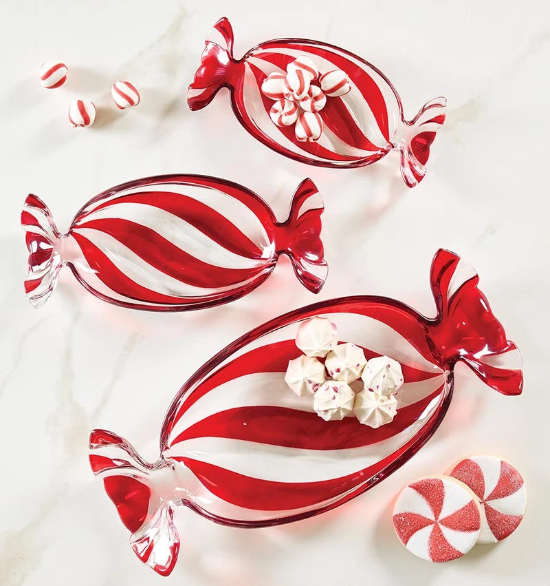 Peppermint Twist Candy Tray - Small
