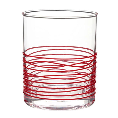Textured Spun DOF Glass - Red