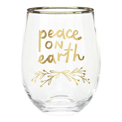 Boxed Stemless Wine Glass Set - Verry Merry