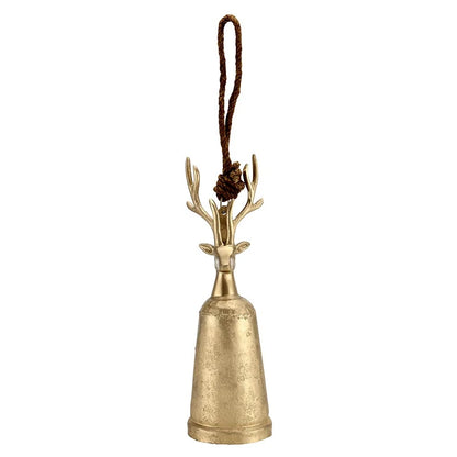 Champagne Platinum Reindeer Bell - Medium