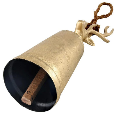 Champagne Platinum Reindeer Bell - Medium