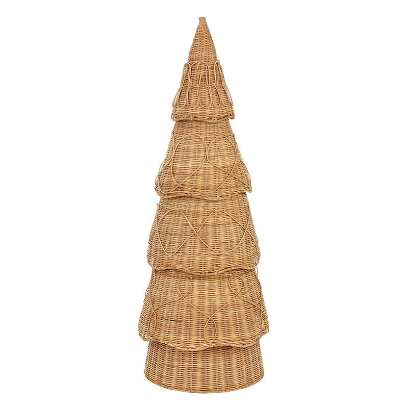 Rattan Tiered Tree - Set of 2