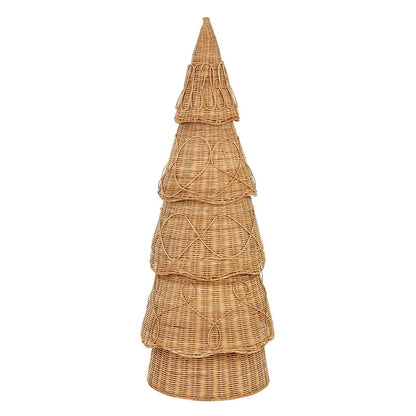 Rattan Tiered Tree - Set of 2