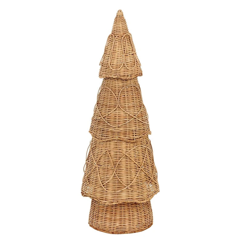Rattan Tiered Tree - Set of 2