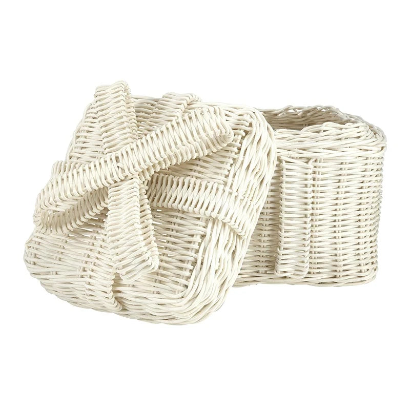 White Wicker Present