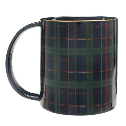 Wide Handle Mug - Joy Plaid