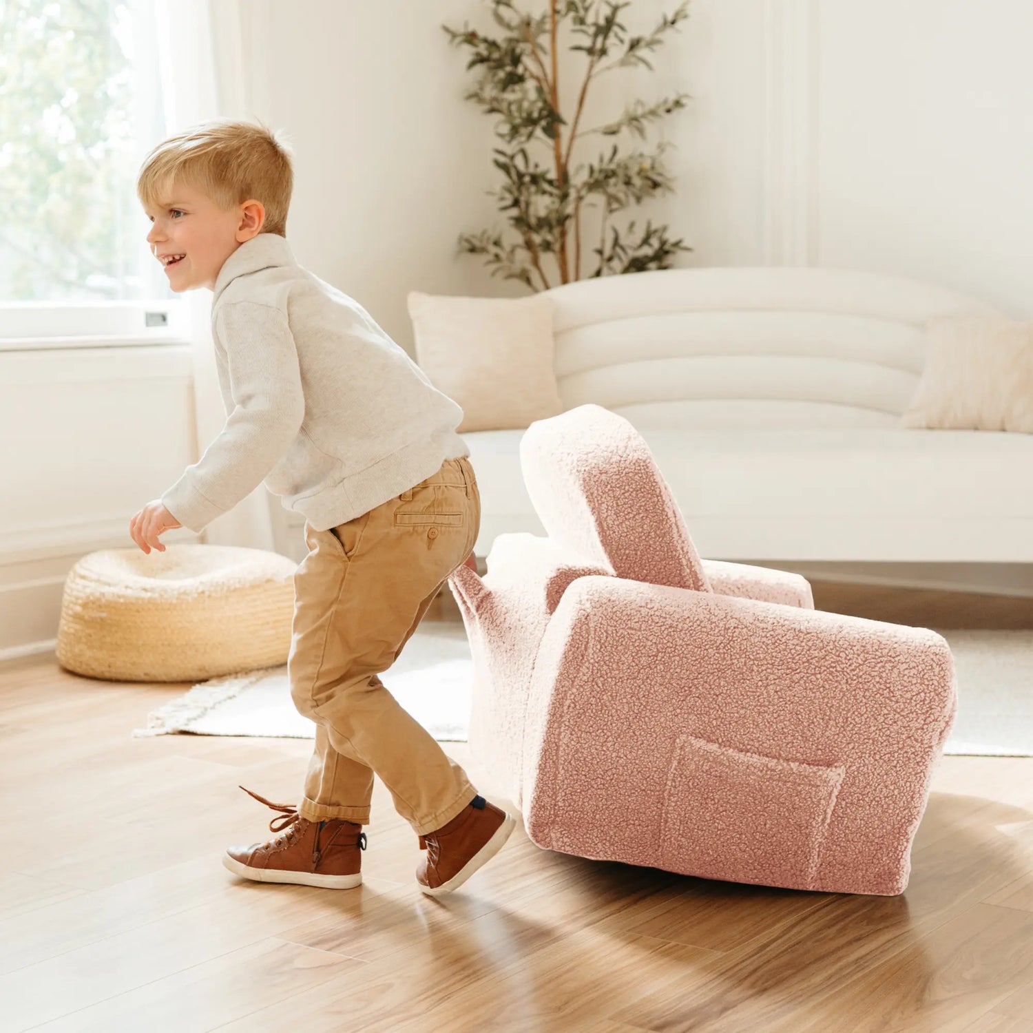 Tiny Land® Afternoon Couch - Pink Kids Chair