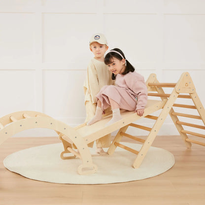 Tiny Land® 7-in-1 Montessori Climbing Set with Play Pad