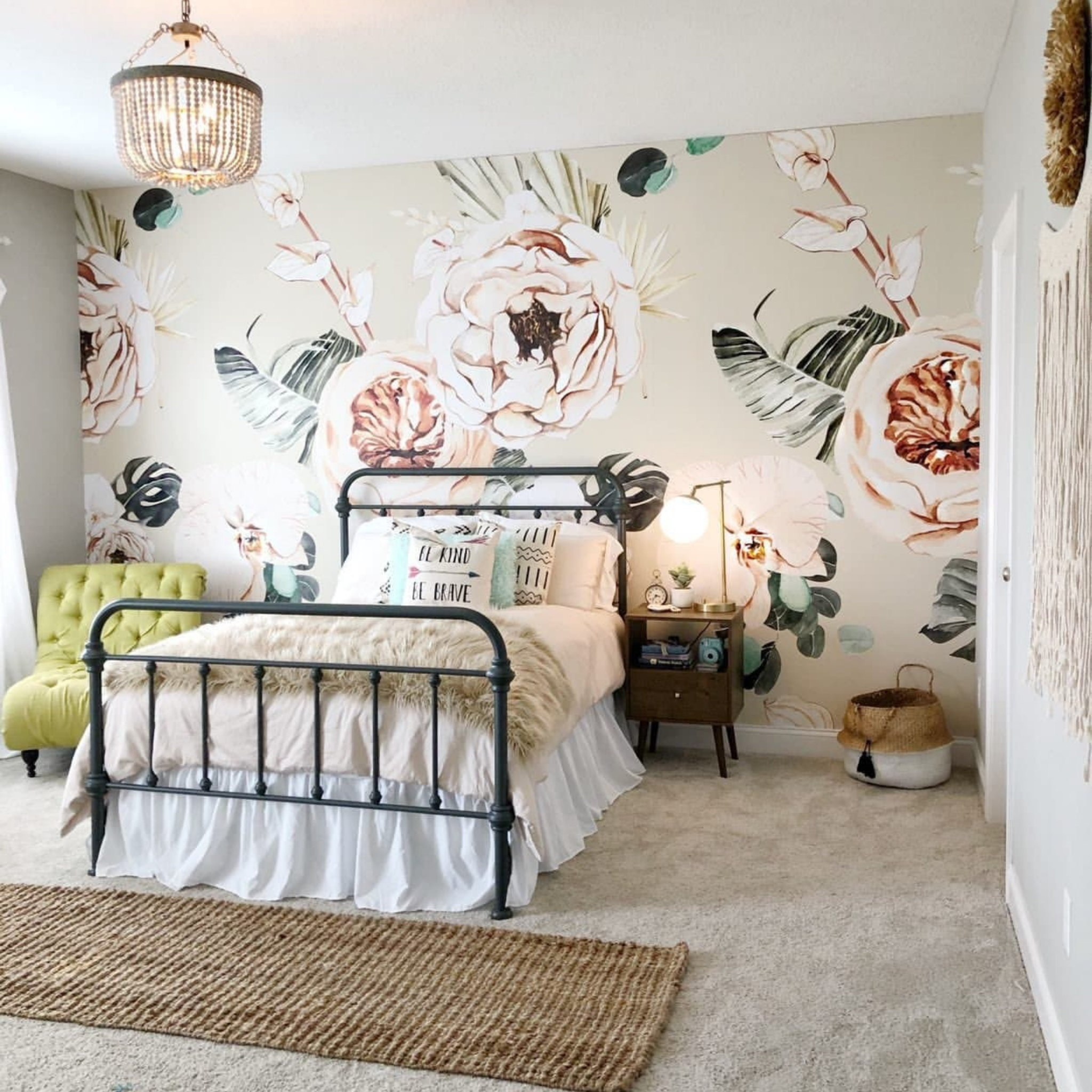 Terracotta Blooms Wallpaper - 2 FT H X 9.5 FT W LUXE