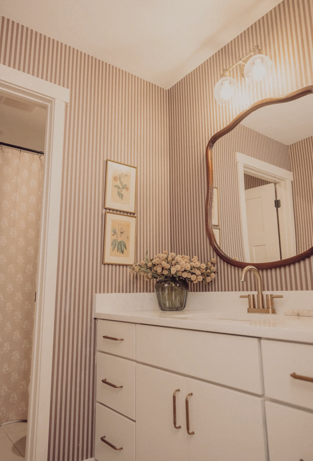 Ashbury Stripe Wallpaper by Safari Natalia x Taddy Mikelaites