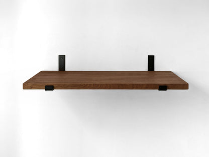 Thick Mahogany Board only (for Cascade Iron J Brackets) | Brackets fulfilled by Cascade Iron