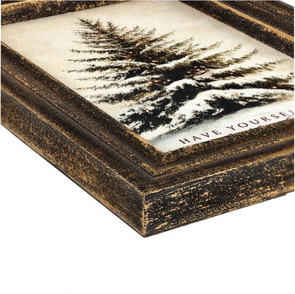 St. Nicholas Framed Linen - Have Yourself