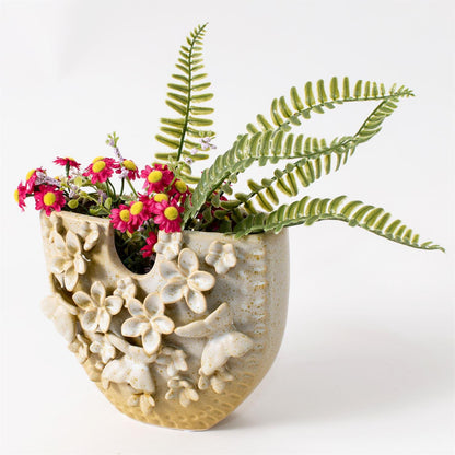 Vase - Applied Butterfly Design
