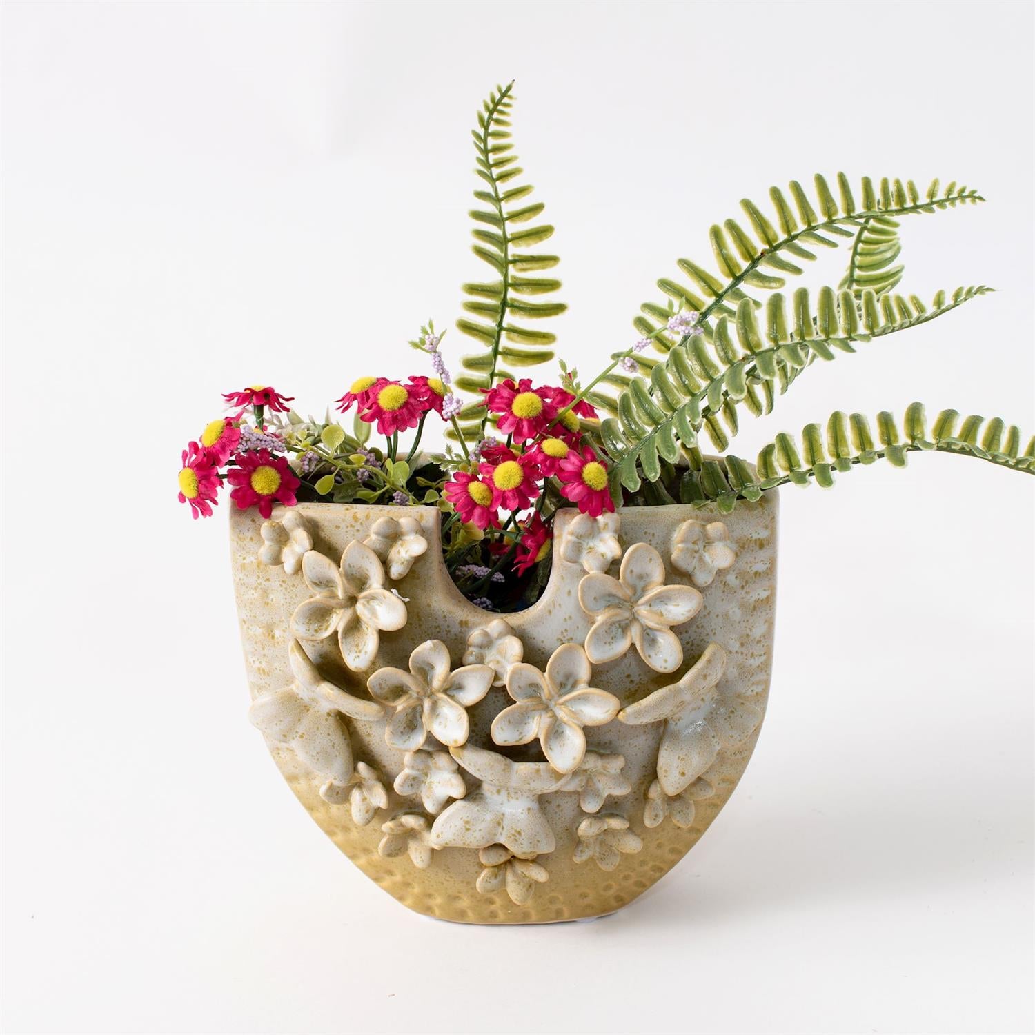 Vase - Applied Butterfly Design