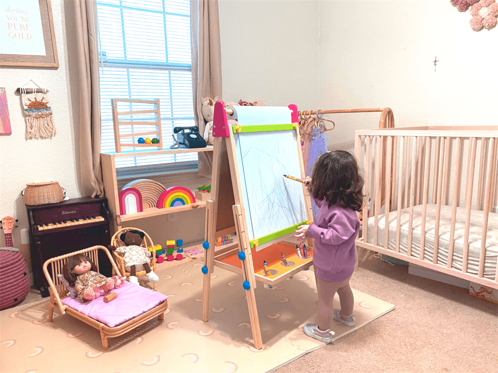 Tiny Land® 3-in-1 Art Easel &amp; Paper Roll Set