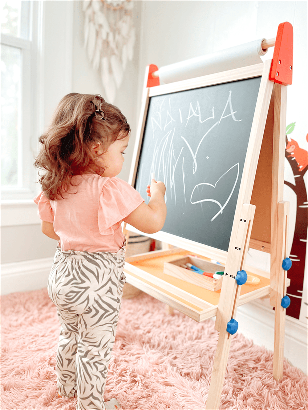 Tiny Land® 3-in-1 Art Easel &amp; Paper Roll Set