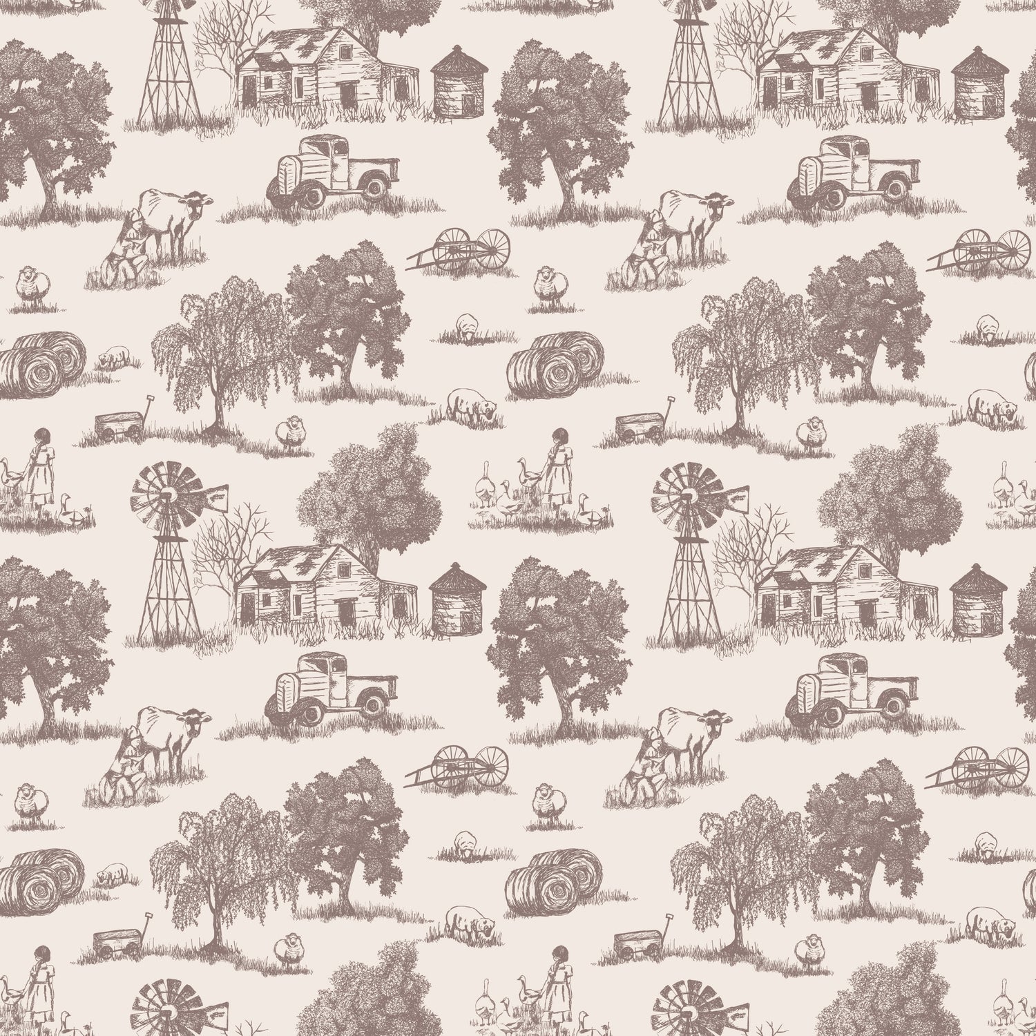 Winona Wallpaper by Hannah Langford Design