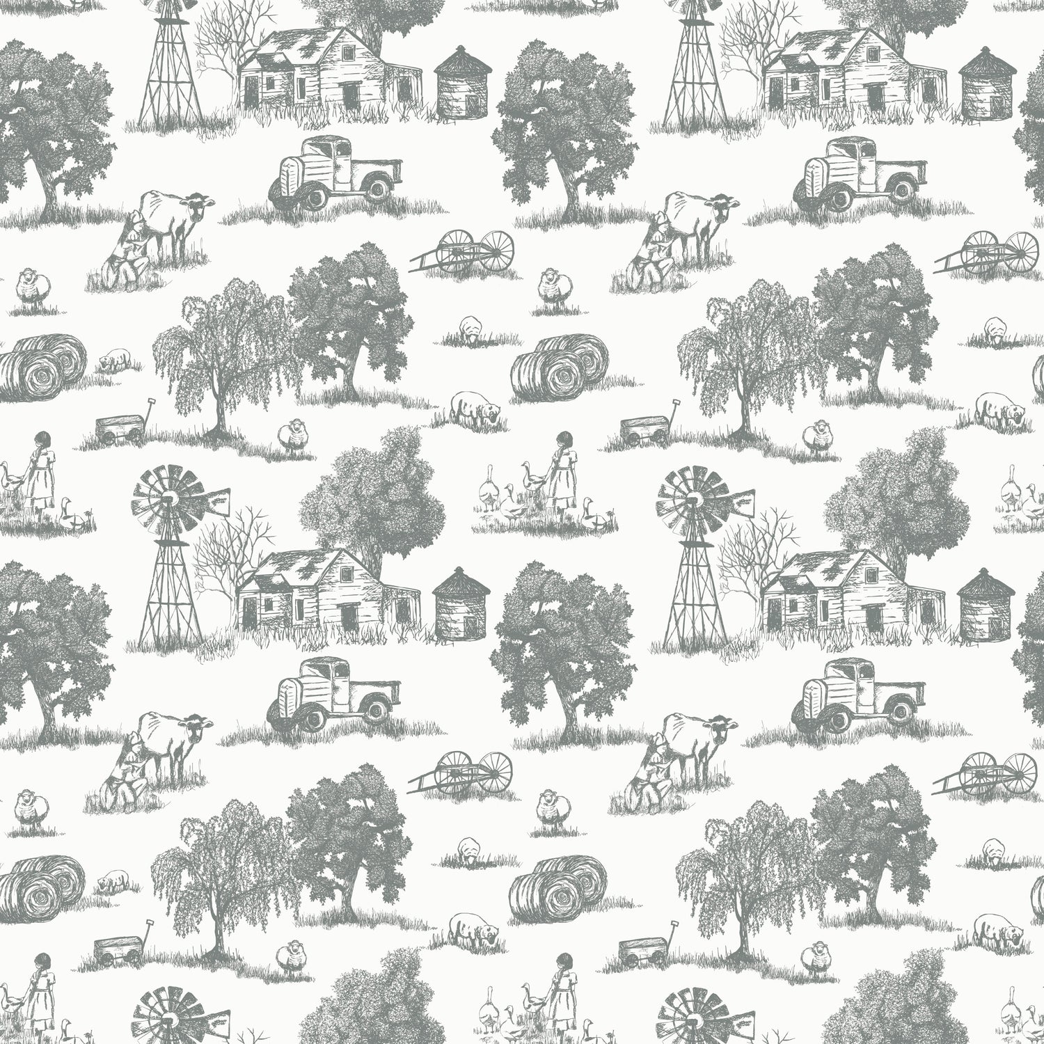 Winona Wallpaper by Hannah Langford Design