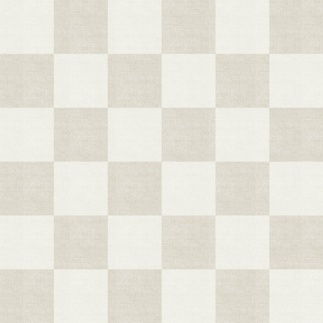 Woven Check (Beige) Wallpaper - 8 FT H X 12.5 FT W LUXE