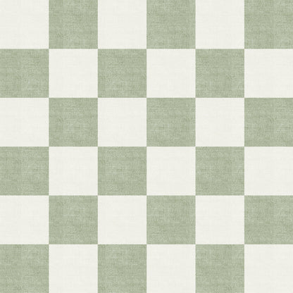 Woven Check (Green) Wallpaper