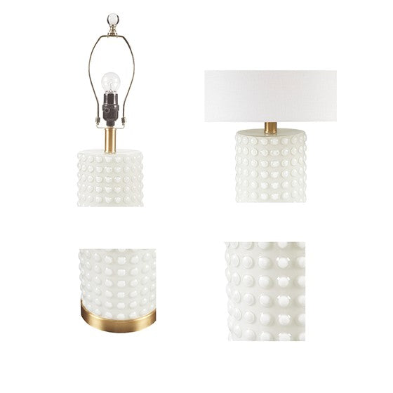 Grace Ivy Textured Dot Table Lamp