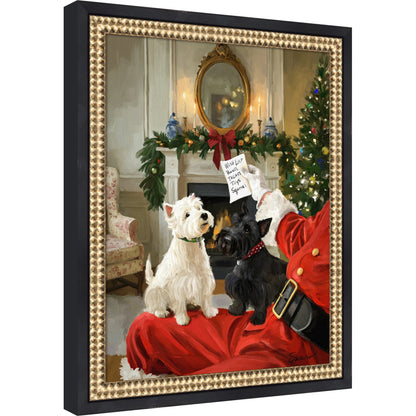 Wish List by Mary Sparrow Framed Mounted Canvas Wall Art Print