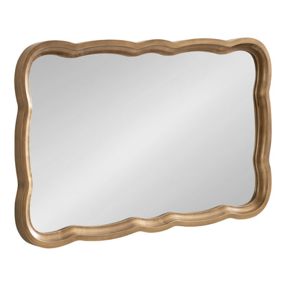 Hatherleigh Scallop Wood Wall Mirror