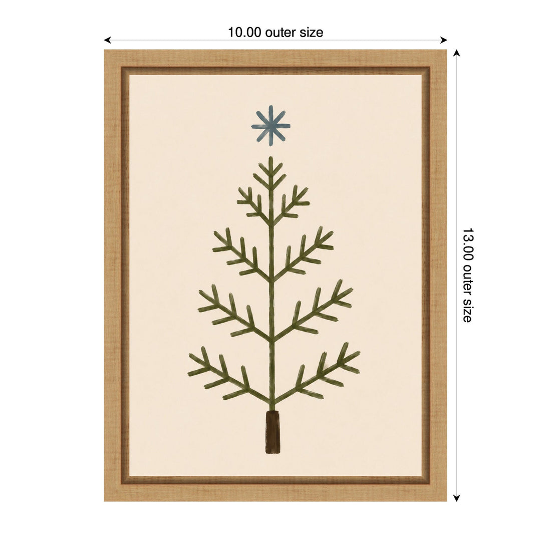 Scandinavian Tree by Laura Moss Framed Canvas Wall Art Print