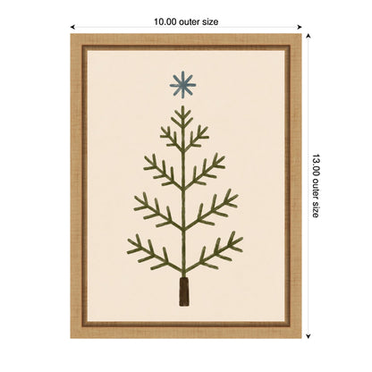 Scandinavian Tree by Laura Moss Framed Canvas Wall Art Print