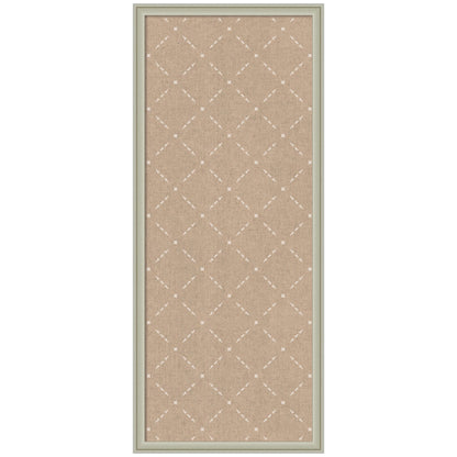 Pinboard Beige Lattice Pattern