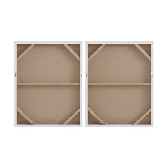 Glimmer Heavily Embellished 2-piece Canvas Wall Art Set