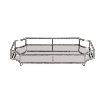 Ciel Metal Mirrored Scalloped Decorative Tray