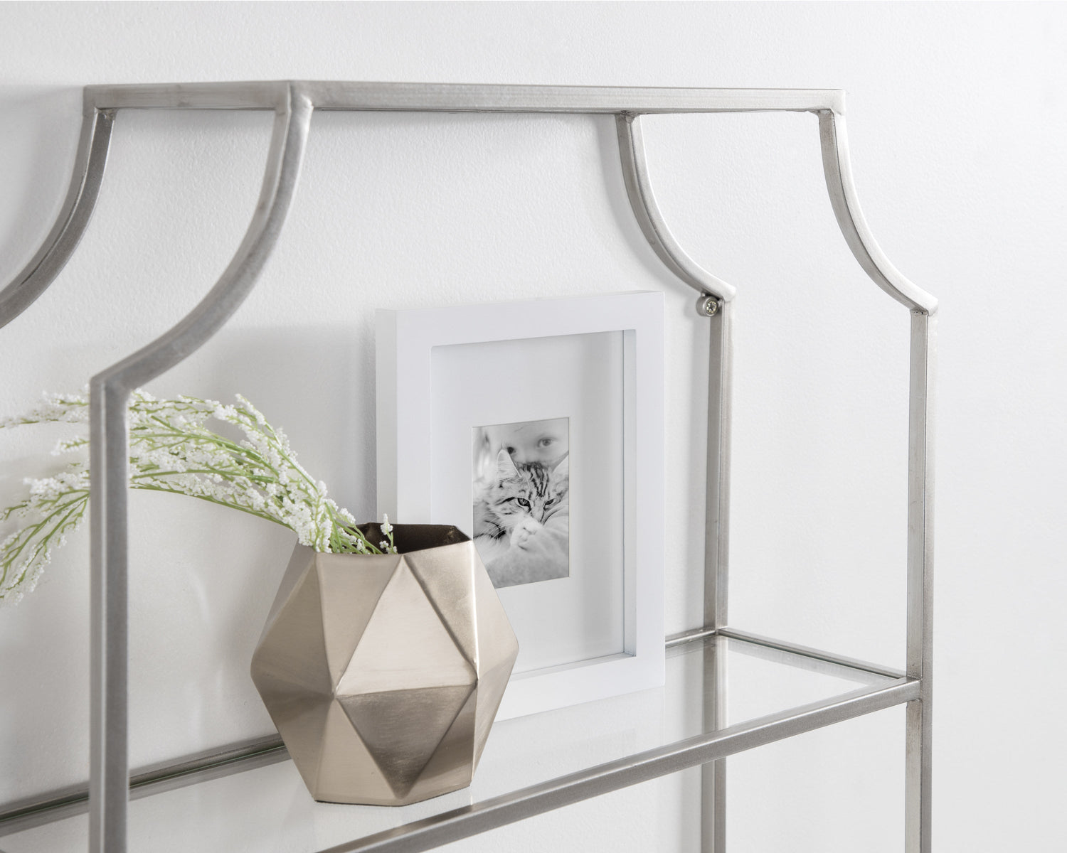Ciel Metal Wall Shelf