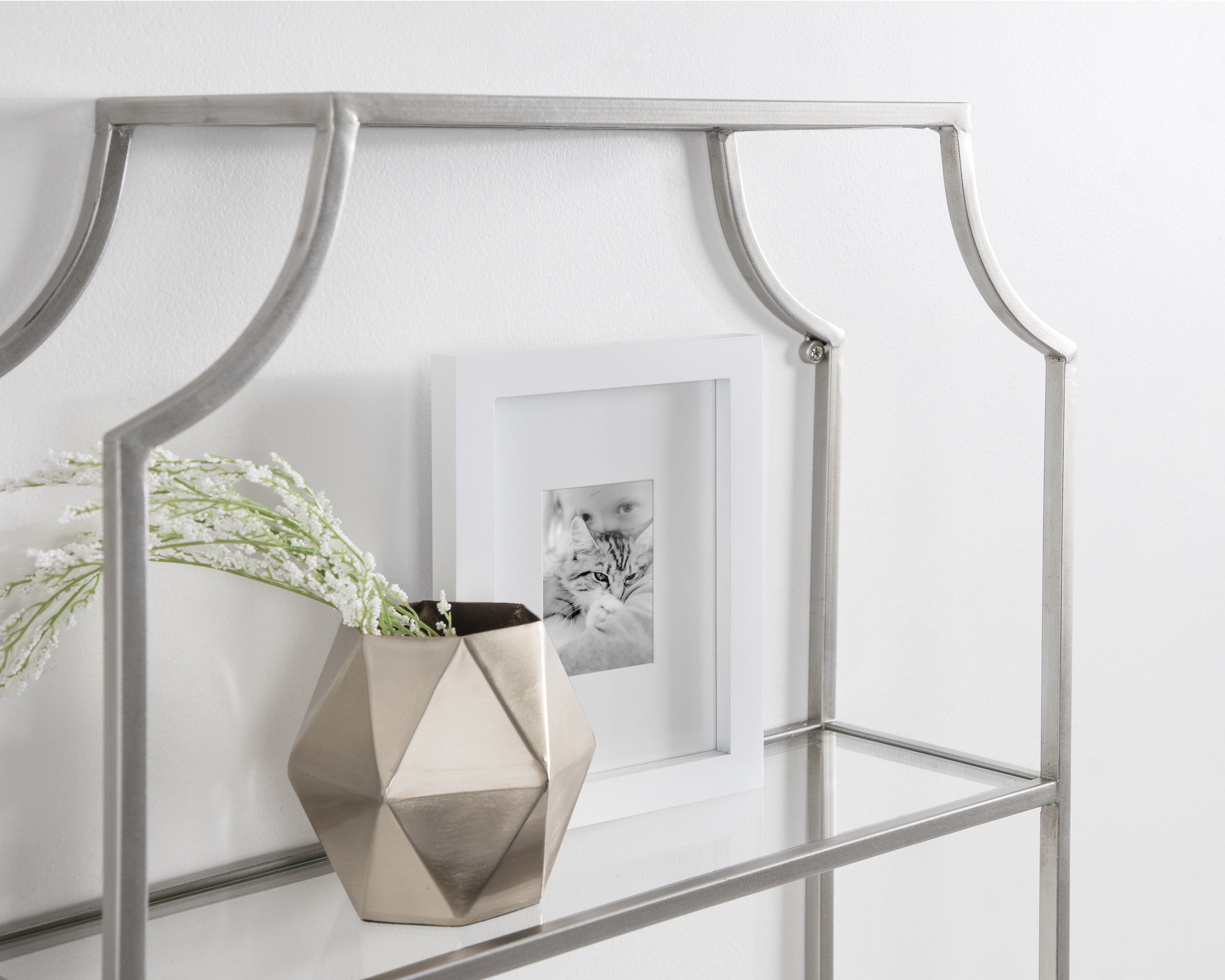 Ciel Metal Wall Shelf